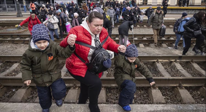 ქალაქ ლვივში ასობით უკრაინელ დევნილს დროებით დაწესებულებაში ცხოვრების შესაძლებლობა მიეცა