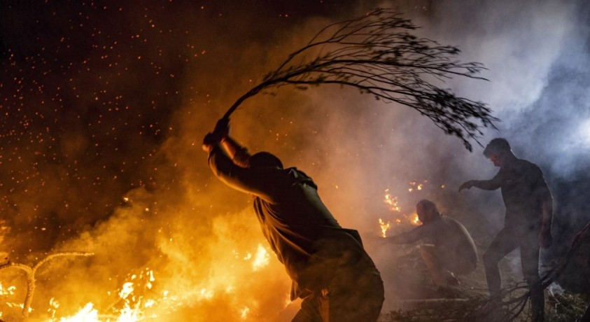 რუმინეთში ტყის ხანძრებს ებრძვიან