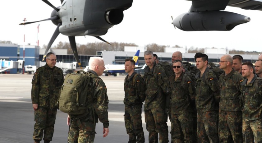 გერმანული ჯარის პირველი კონტინგენტი ლიეტუვაში ჩავიდა