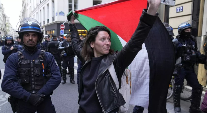 აშშ-ის უნივერსიტეტებში სტუდენტები პალესტინის მხარდამჭერ აქციებს მართავენ