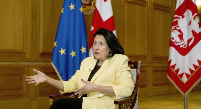 სალომე ზურაბიშვილის ინტერვიუ ევრონიუსთან