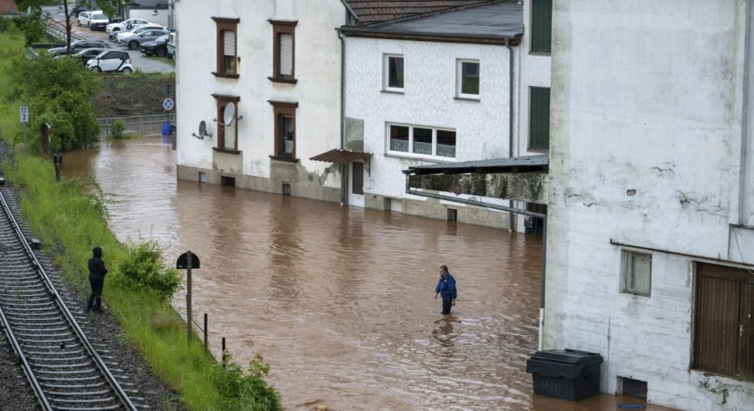 ევროპის ქვეყნებში წყალდიდობებია