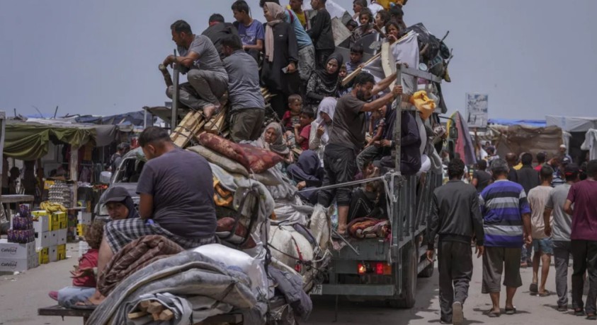 ჯაბალიას ლტოლვილთა ბანაკი სრულად განადგურებულია