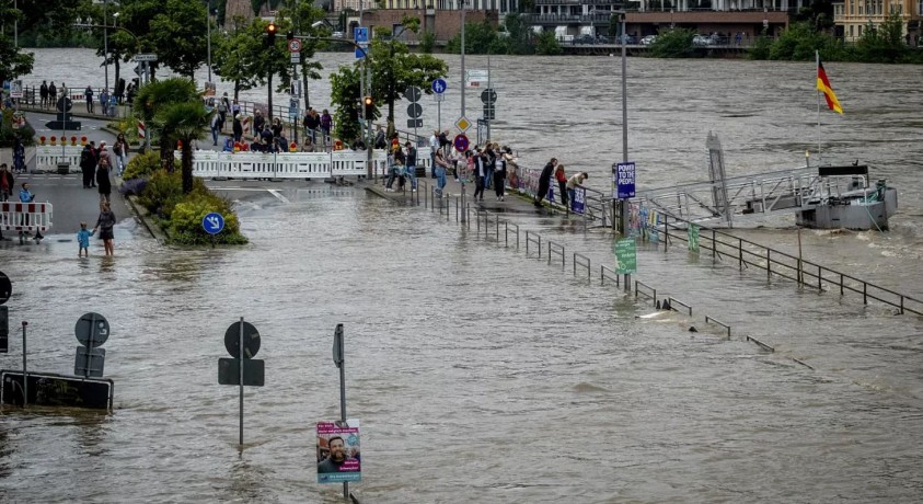 გერმანიის სამხრეთ ნაწილში წყალდიდობაა