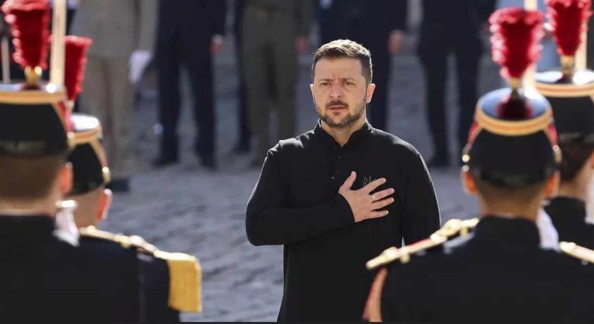 ზელენსკი: „ნატოს აღმოსავლეთ საზღვარი არ შეიძლება უკრაინასთან შეწყდეს”