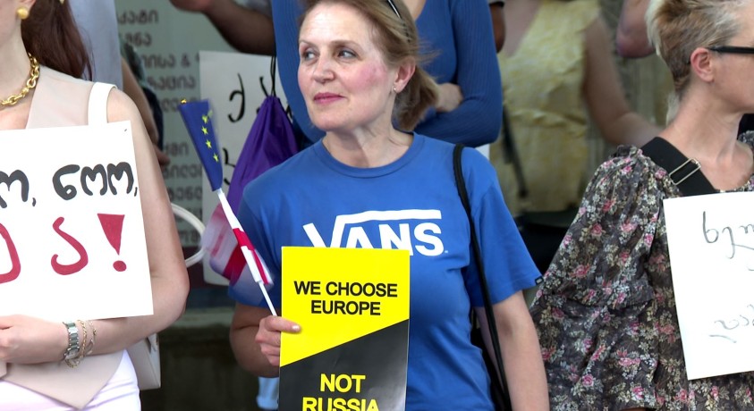 „საქართველო საფრთხეშია” – კინემატოგრაფისტებმა აქცია გამართეს