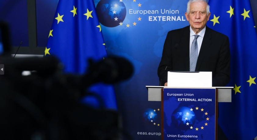 ჯოზეფ ბორელი ბრიუსელში სერბეთის პრეზიდენტსა და კოსოვოს პრემიერს შეხვდა