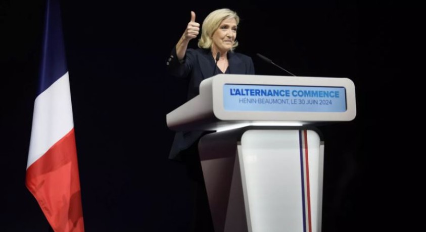 მარინ ლე პენი დარწმუნებულია, რომ „ეროვნული გაერთიანება” უმრავლესობას მოიპოვებს