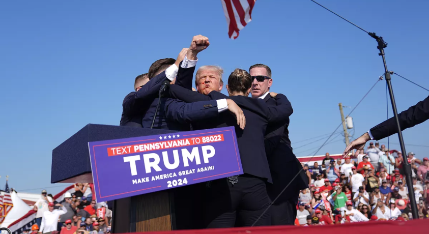 დონალდ ტრამპს რამდენჯერმე ესროლეს, მის ჯანმრთელობას საფრთხე არ ემუქრება