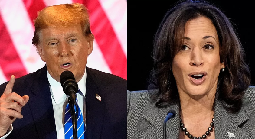 კამალა ჰარისის რეიტინგი უფრო მაღალია, ვიდრე დონალდ ტრამპის