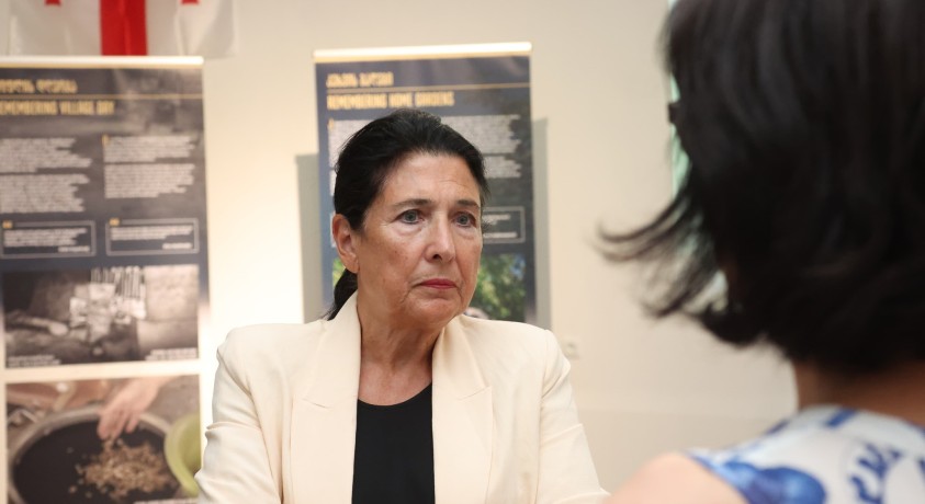 სალომე ზურაბიშვილი აგვისტოს ომის 16 წლისთავზე