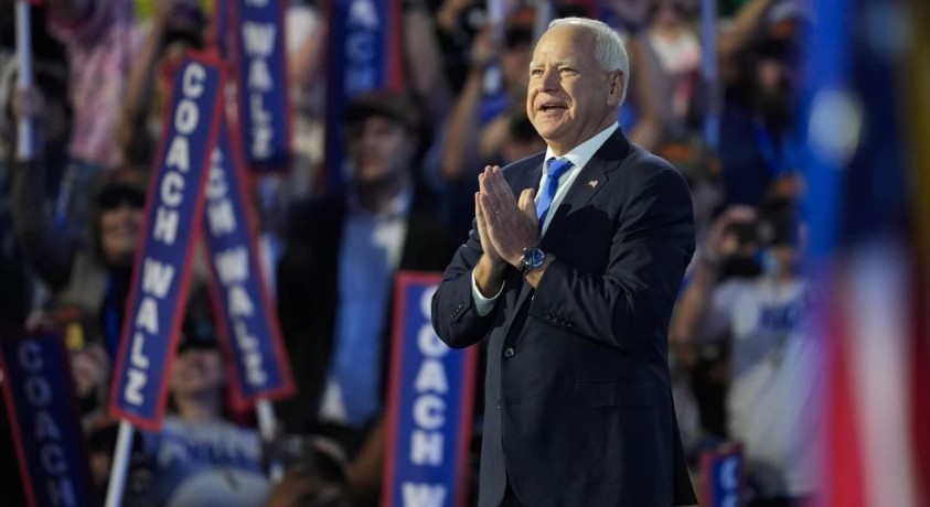 ტიმ უოლცის გზავნილები დემოკრატიული პარტიის ყრილობაზე