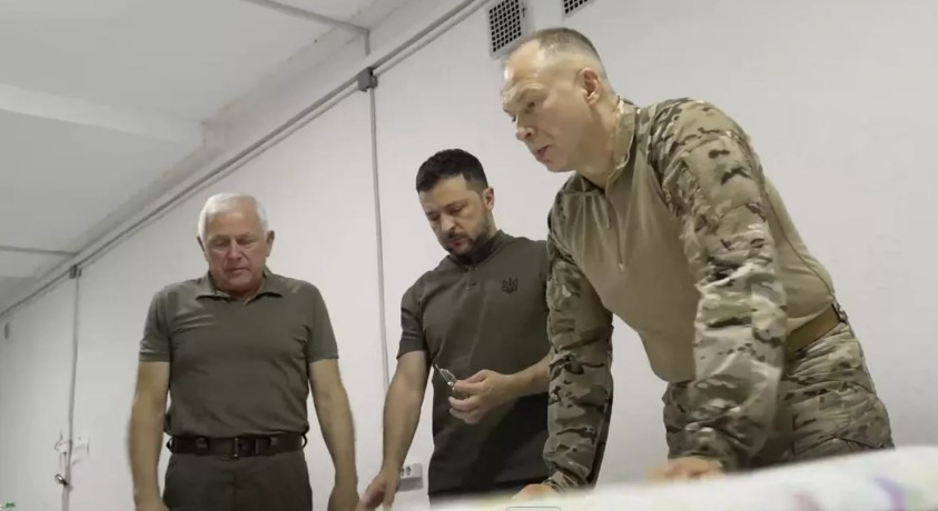 ვოლოდიმირ ზელენსკი სასაზღვრო ზონაში ჩავიდა