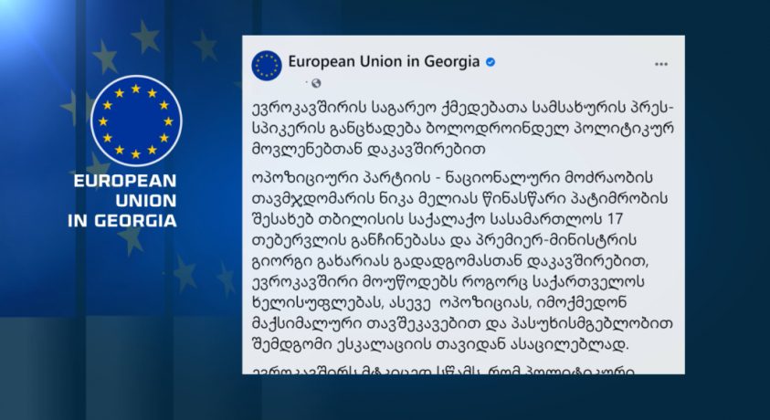 საერთაშორისო ორგანიზაციების გამოხმაურება