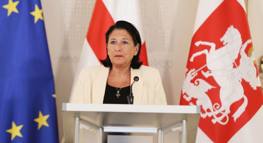 სალომე ზურაბიშვილმა კონფერენციის „გარდამტეხი წელი“ მონაწილეებს უმასპინძლა