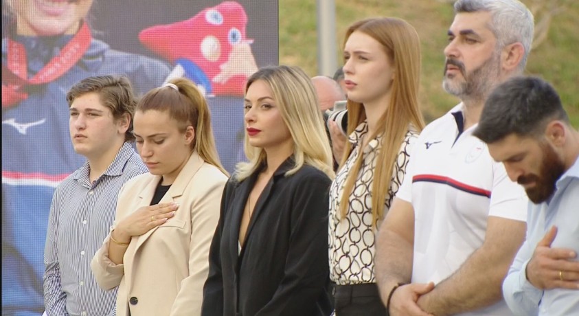 სახელმწიფო ცერემონიების სასახლეში პარალიმპიელების დახვედრის ცერემონია გაიმართა