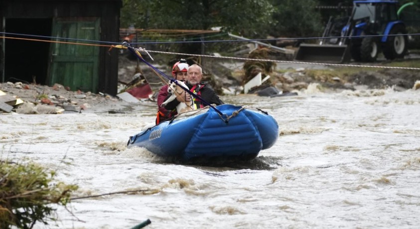 უხვი ნალექის გამო ცენტრალურ ევროპაში წყალდიდობაა