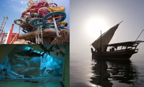 კატარის წყლის უნიკალური სამყარო – აკვაპარკი, ვეშაპისებრი ზვიგენი და დაუს იაქლნიანი ნავი