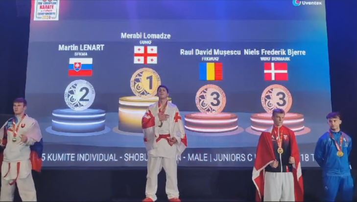 ქართველი კარატისტების გამარჯვება ევროპის ჩემპიონატზე