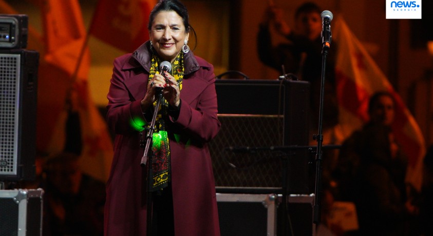 „მოდის ახალი საქართველო” –  სალომე ზურაბიშვილმა სახალხო მარშის მონაწილეებს სიტყვით მიმართა