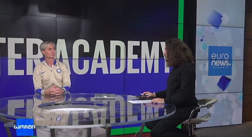 ინტერის აკადემიის ტექნიკური დირექტორი მარკო მონტი საქართველოში ინტერის აკადემიას ესტუმრა