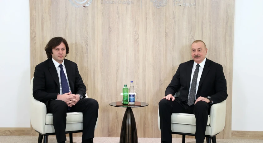ირაკლი კობახიძე ილჰამ ალიევს შეხვდა