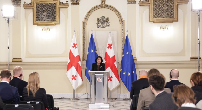 საქართველოს ევროპელი პარლამენტარების დელეგაცია სტუმრობს