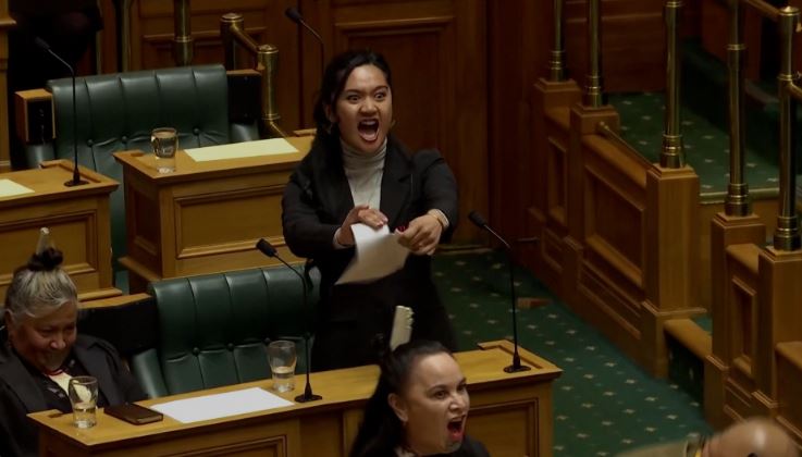 ,,ჰაკა” ახალი ზელანდიის პარლამენტში