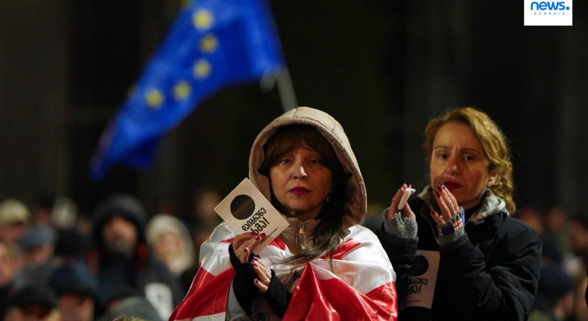 „დაიბრუნე ხმა“ – თბილისში კვლავ აპროტესტებენ 26 ოქტომბრის არჩევნების შედეგებს