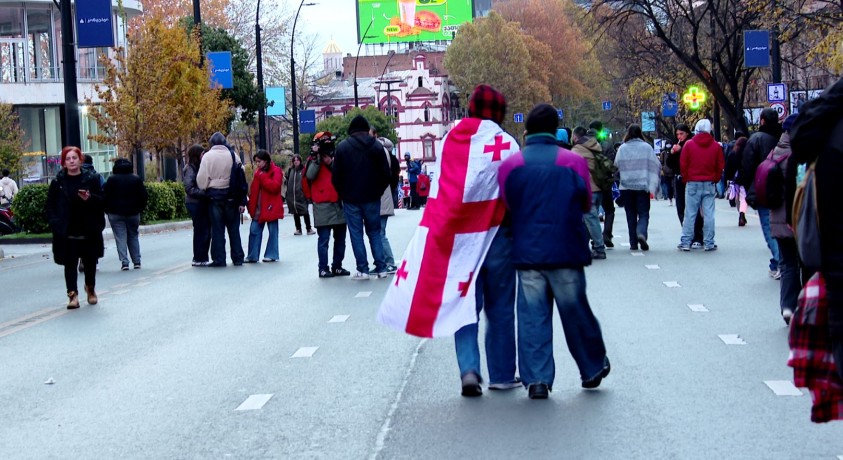 მელიქიშვილის გამზირზე საპროტესტო აქცია დასრულდა