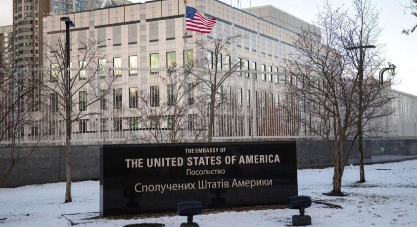 საჰაერო თავდასხმის საფრთხის გამო აშშ-მა კიევში საელჩო დროებით დახურა