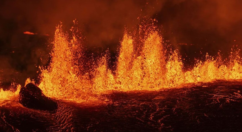 ისლანდიაში ვულკანი ერთ წელიწადში უკვე მეშვიდედ ამოიფრქვა