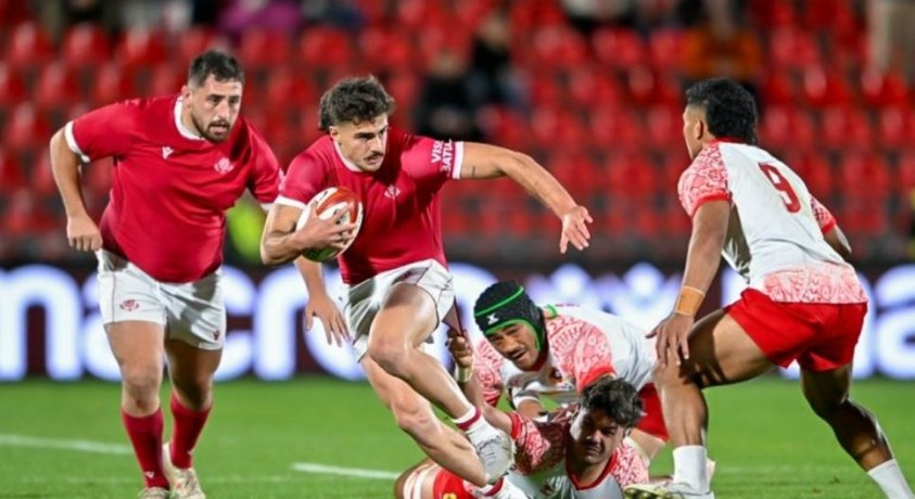 საქართველომ ტონგას მორაგბეთა ეროვნული ნაკრები დაამარცხა