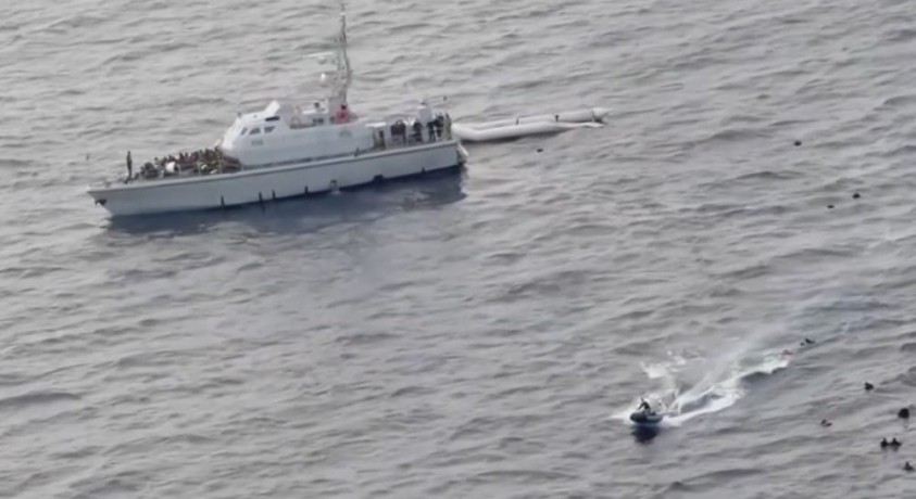 ხმელთაშუა ზღვაში მიგრანტთა გემი ჩაიძირა