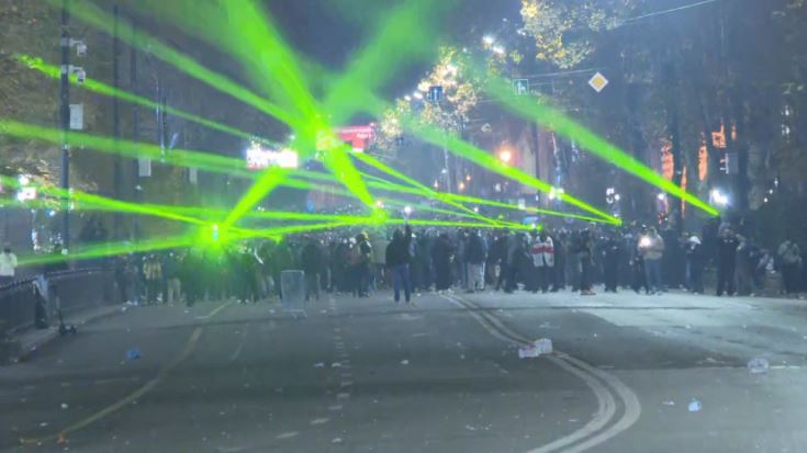 თბილისი, რუსთაველის გამზირი, 3 დეკემბერი, 2024 წელი