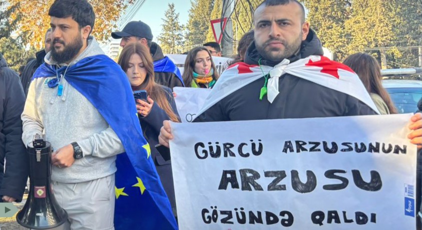 საპროტესტო აქცია მარნეულში