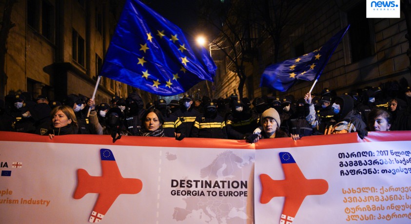 მეცხრე დღეა, საქართველოში უწყვეტი პროტესტი გრძელდება