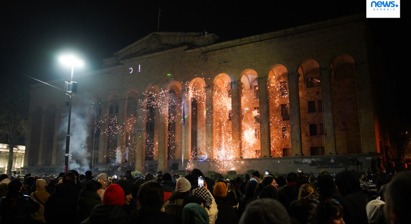 თბილისი, რუსთაველის გამზირი, 6 დეკემბერი, 2024 წელი