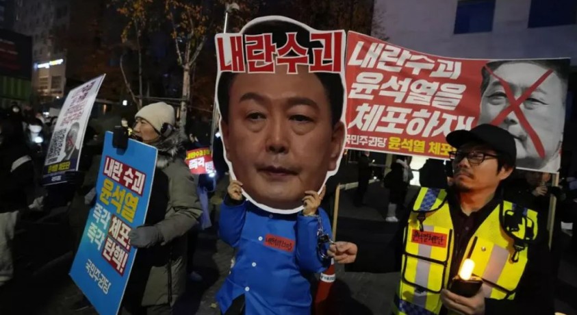 სამხრეთ კორეის პროკურატურა პრეზიდენტისთვის ქვეყნის დატოვების აკრძალვას გეგმავს