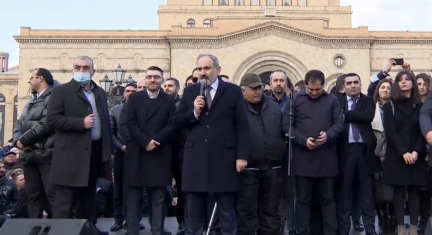 ფაშინიანი: “სომხეთში სამხედრო გადატრიალების მცდელობა მოხდა”