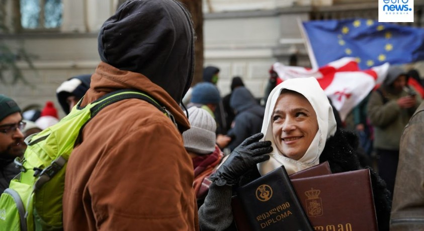 თბილისი, რუსთაველის გამზირი, 13:05, 14  დეკემბერი, 2024 წელი