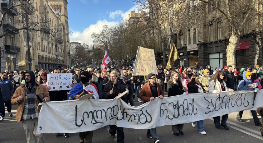სტუმარმასპინძლობის სფეროს წარმომადგენლების საპროტესტო აქცია