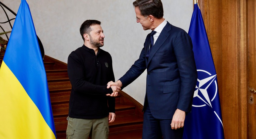 ვოლოდიმირ ზელენსკი ბრიუსელში შეხვედრებს მართავს