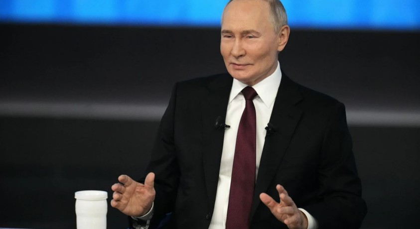 რუსეთის პრეზიდენტმა მოსკოვში პრესკონფერენცია გამართა