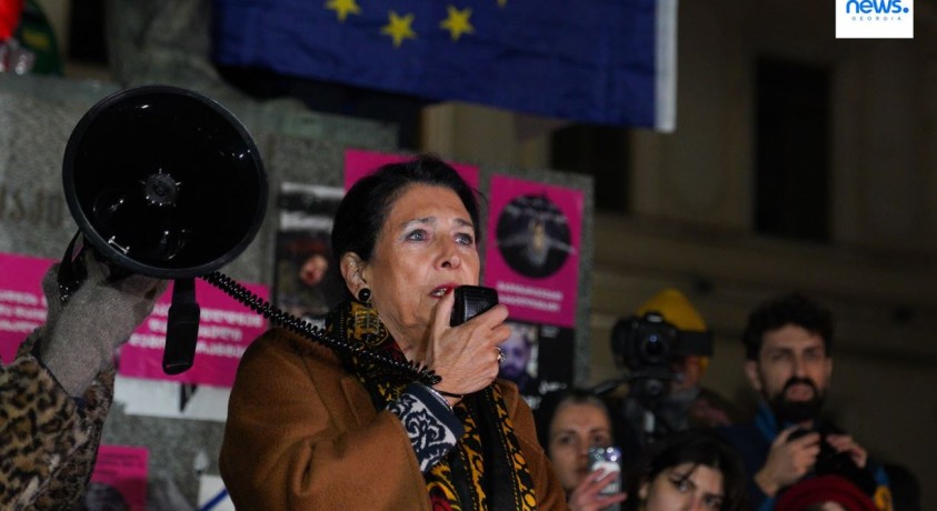 სალომე ზურაბიშვილი: „რომ ამ ქვეყნიდან მსოფლიოში გავიდეს დემოკრატიის, შერიგების მაგალითი!”