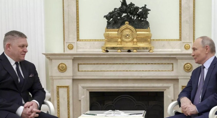 რობერტ ფიცო მოსკოვში და ზელენსკის კრიტიკა