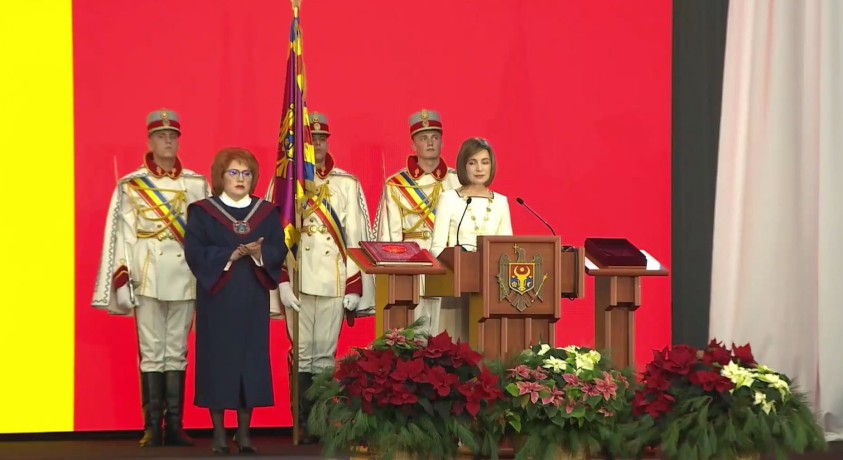 მოლდოვაში მაია სანდუს პრეზიდენტად ინაუგურაციის ცერემონია გაიმართა