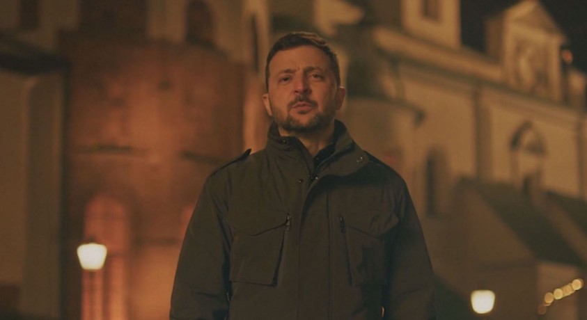 ვოლოდიმირ ზელენსკის საშობაო მილოცვა