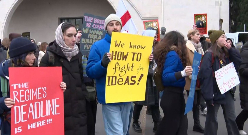 შემოქმედებითი ინდუსტრიის წარმომადგენლების მსვლელობა – თბილისი, 26 დეკემბერი