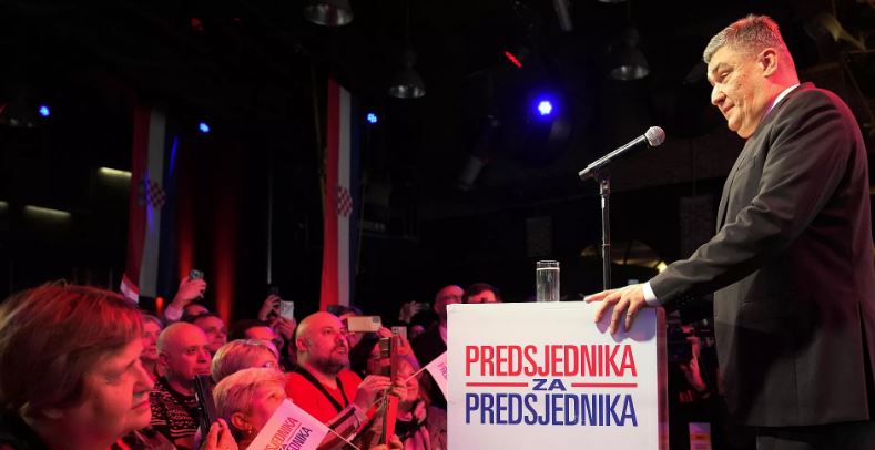 ხორვატიის საპრეზიდენტო არჩევნების პირველი ტურის შედეგები ცნობილია